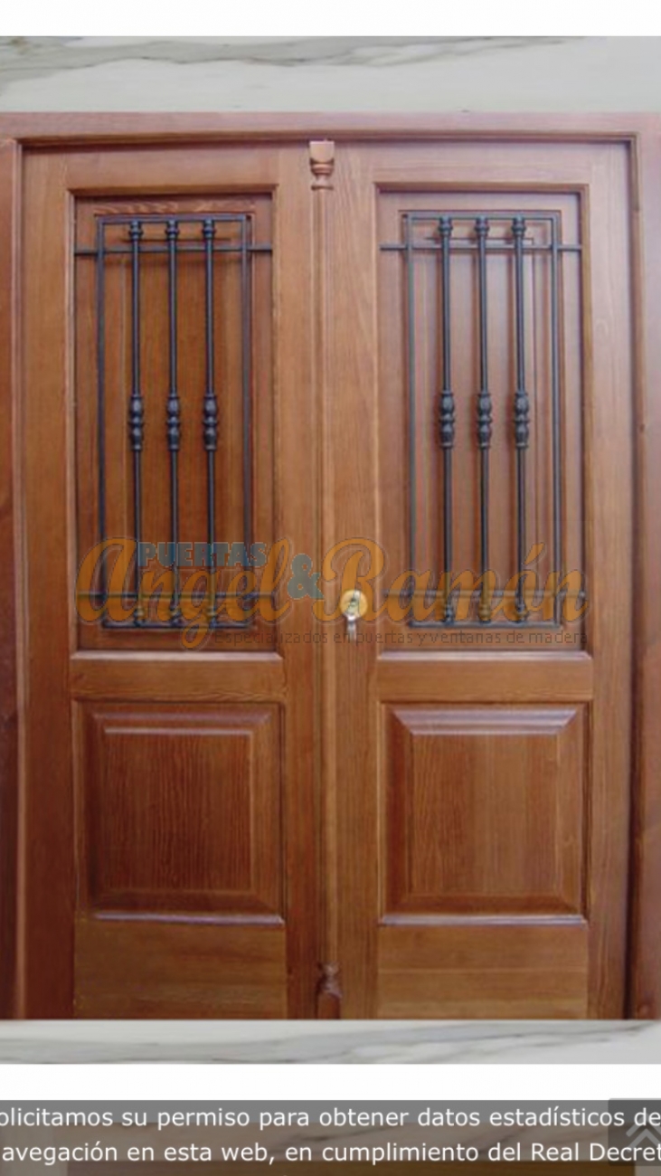 🥇Modelo 067 puerta de calle de exterior. | PuertasAngelyRamon.es