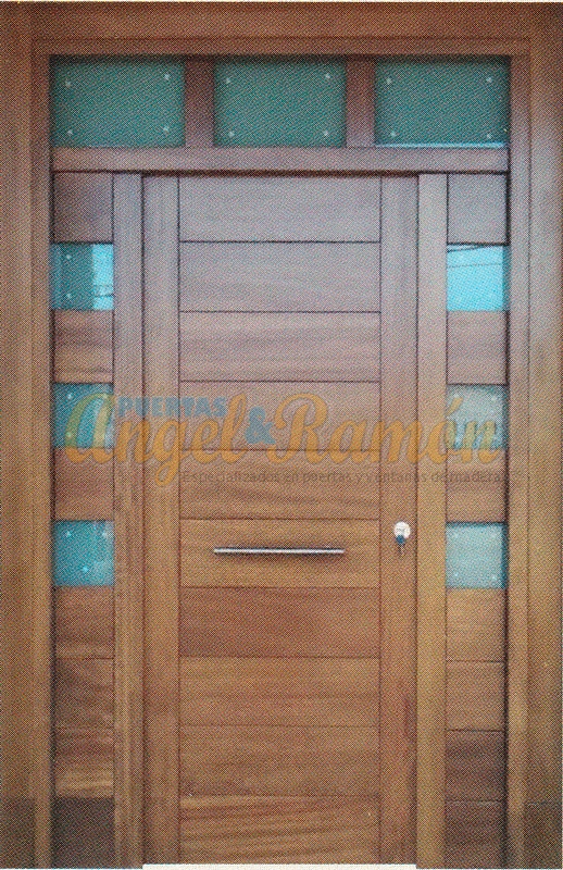 🥇Modelo S11 Puerta de madera moderna para exterior 🥇Modelo S11 Puerta de madera moderna para exterior