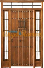 puerta-rustica-calle-entrada-exterior-porton-embejecido-forja-laterales-montante-pino-iroko-oferta-barato-stock-seguridad-amedida