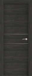 puerta interior moderna 200 carbon lineas acero