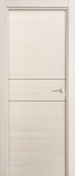 puerta interior ciega 2 líneas fresno