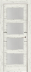 puerta lisa interior moderna 4 vidrios